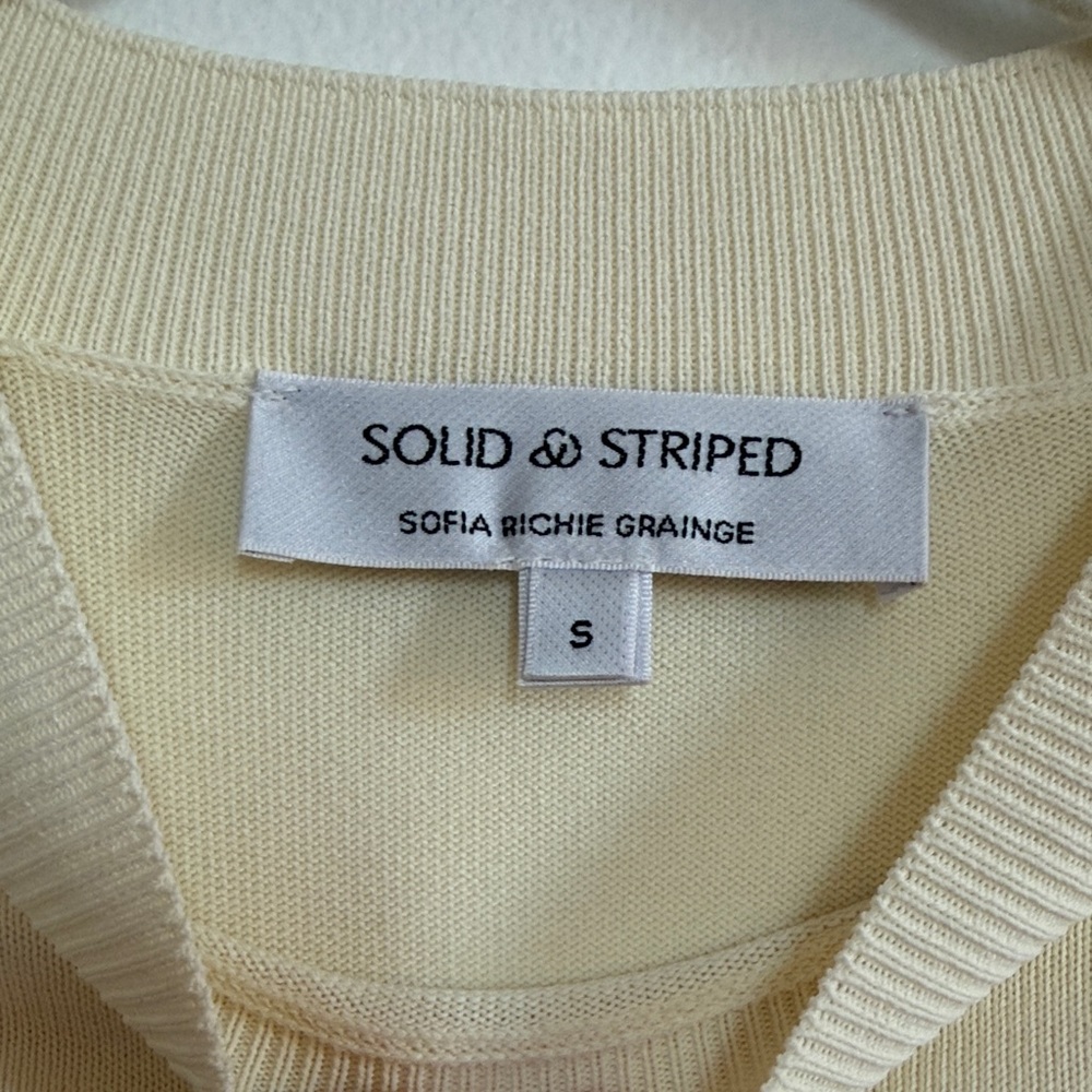 Solid & Striped X Sofia Richie Babetta Sweater Ec… - image 3